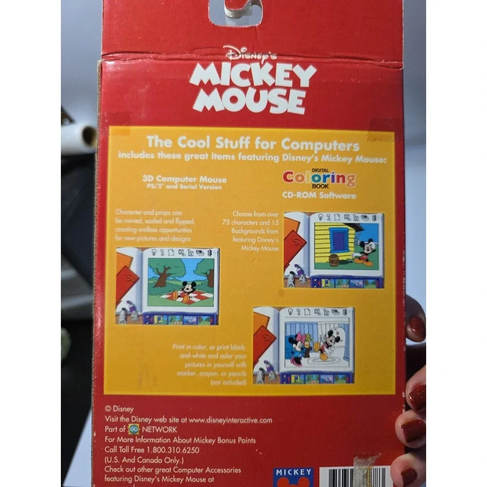 Mickey Mouse Cool Stuff For Computers Cool CD and‎ Mouse New